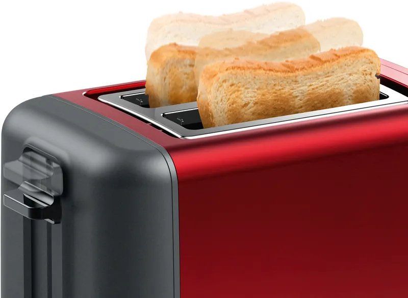 EAN 4242005218738 - Bosch TAT3P424DE tostadora 2 rebanada(s) 970 W Negro, Rojo imagen 5