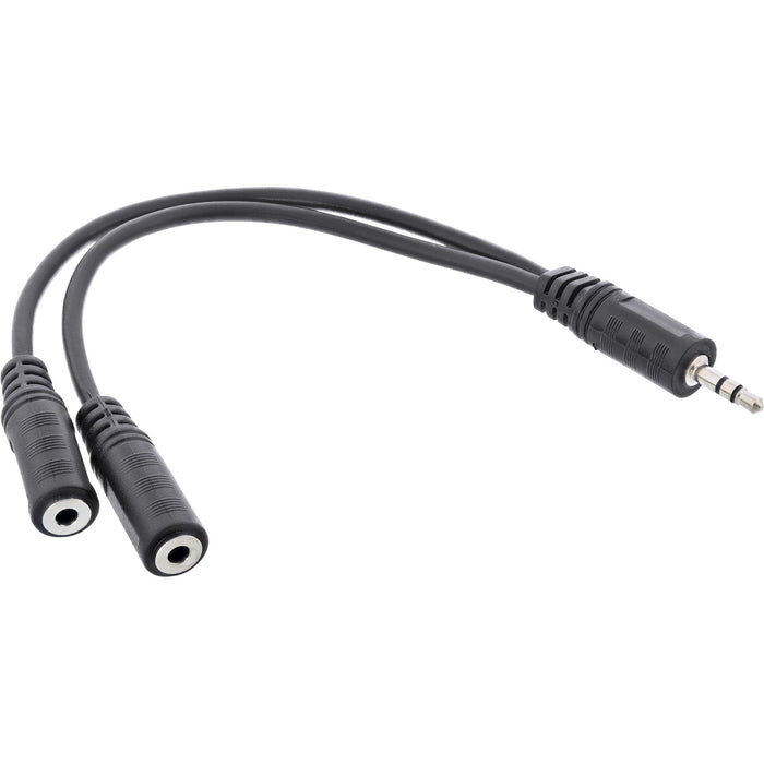 Inline Jack De 3,5 Mm Y-Cable Macho A 2x Jack De 3,5 Mm Hembra Estéreo 2 M