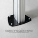 EAN 8433281010703 - TooQ FS2270M-B soporte para pantalla de señalización 177,8 cm (70") Plata imagen 5