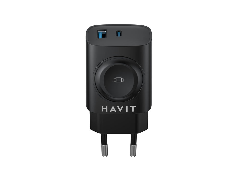 EAN 6939119081065 - Havit 6939119081065 cargador de dispositivo móvil Negro Cargador inalámbrico Carga rápida Interior imagen 2