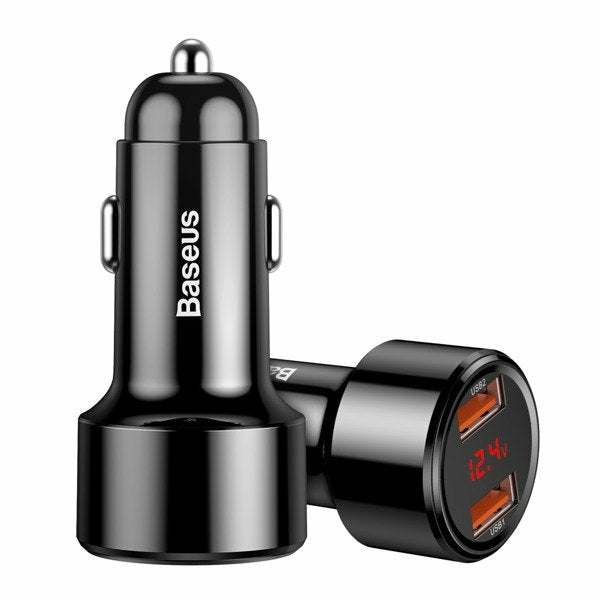 EAN 6953156293212 - Baseus CCMLC20A-01 cargador de dispositivo móvil Smartphone Negro USB Carga rápida Auto imagen 1