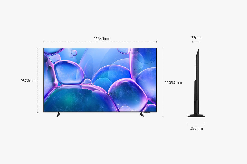 EAN 8806097286936 - Samsung TU75U7025FK 190,5 cm (75") 4K Ultra HD Smart TV Wifi Negro imagen 5