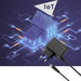 EAN 5901878524023 - Qoltec 52402 adaptador e inversor de corriente Interior 12 W Negro imagen 3