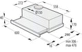 EAN 3838782388446 - Gorenje TH62E4X Semintegrada (extraíble) Acero inoxidable 450 m³/h imagen 1
