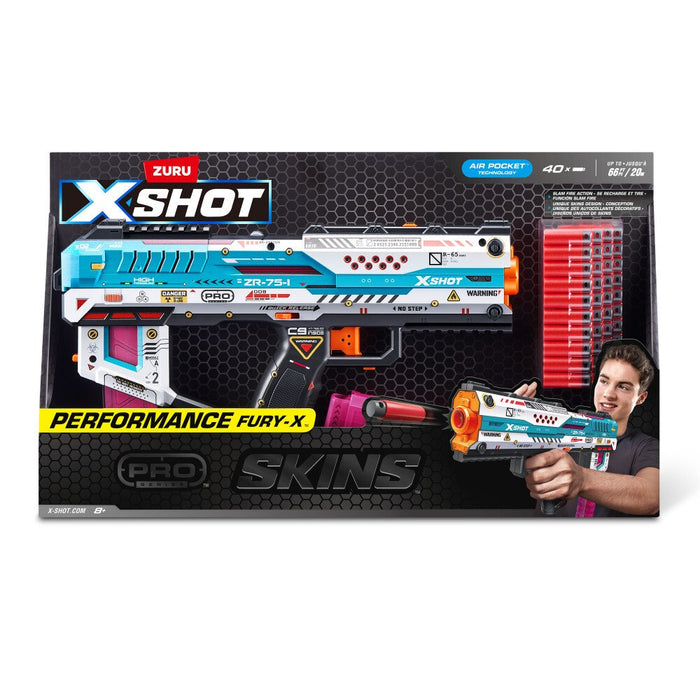 Zuru Xshot Skins Fury-X (Inkl. 40 Half-Darts) 36772