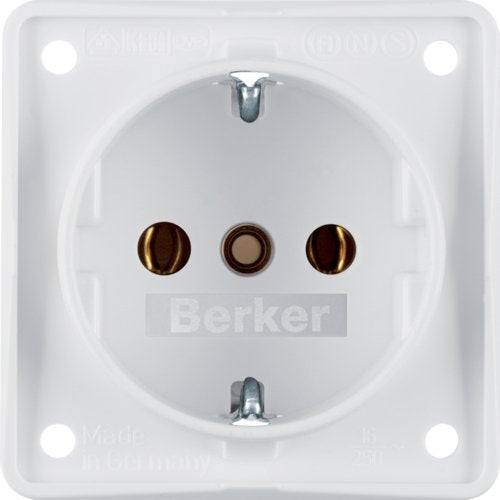 Berker 09 4185 25 02 Einbau-Steckdose Pws Damasziert B.Mobil