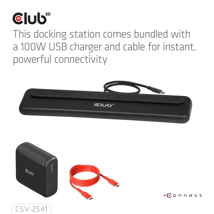 EAN 8719214473525 - CLUB3D CSV-2541 base para portátil y replicador de puertos Acoplamiento USB 3.2 Gen 1 (3.1 Gen 1) Type-C  imagen 6