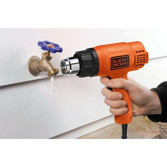 EAN 5035048331491 - Black & Decker KX1650-QS pistola de calor Pistola de aire caliente 740 l/min 600 °C 1750 W Negro, Naranja imagen 5