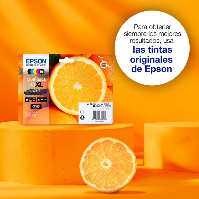 EAN 8715946616209 - Epson Oranges C13T33574510 cartucho de tinta 1 pieza(s) Original High (L) Yield Negro, Foto negro, Cian,  imagen 6