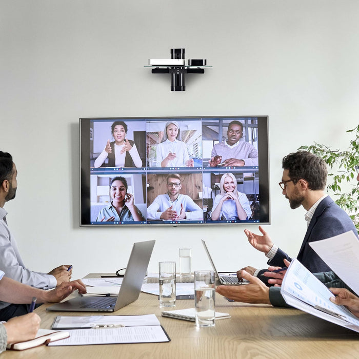 Startech.Com Floating Wall-Mounted Av Shelf, Adjustable Height Shelf For Under Tv, Organize A/V Equipment On Black Tempe