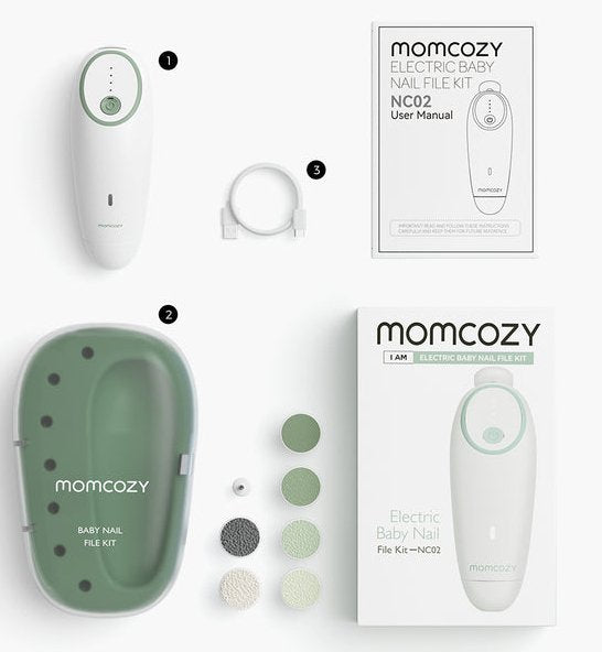 Momcozy Elektrische Nagelfeile Para Babys, Con Batería