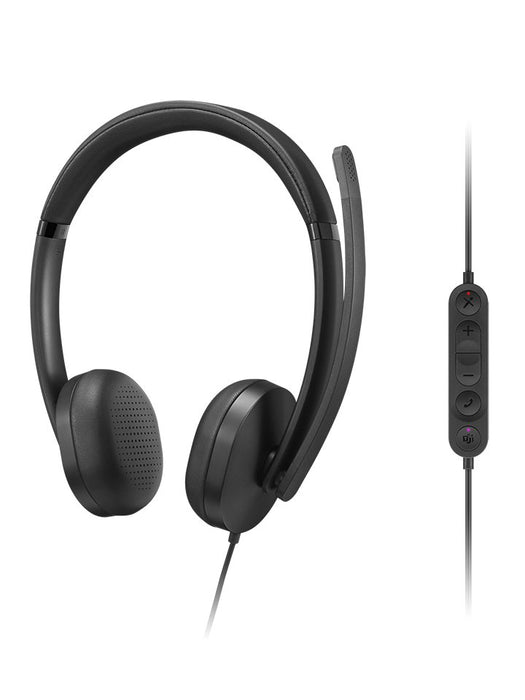 EAN 0195892122333 - Lenovo VoIP Headset 5000 Auriculares Alámbrico Diadema Oficina/Centro de llamadas USB Tipo C Negro imagen 5