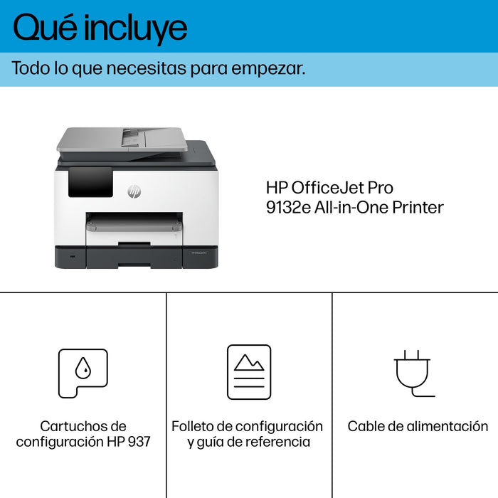 EAN 0196337284982 - HP OfficeJet Pro 9132e All-in-One Prntr Inyección de tinta térmica A4 4800 x 1200 DPI 25 ppm Wifi imagen 5