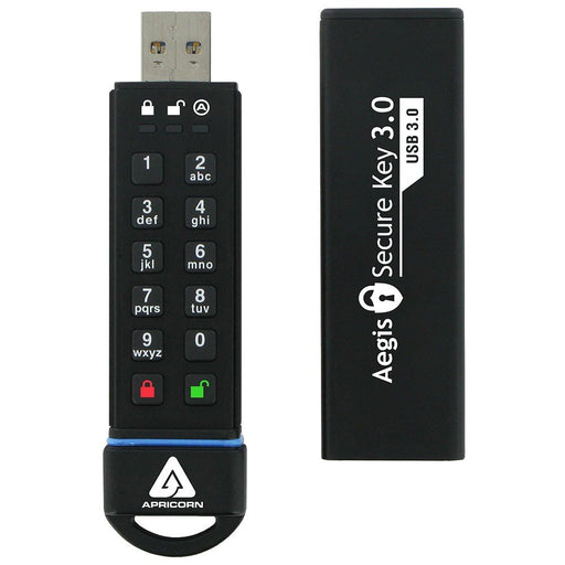 EAN 0708326914079 - Apricorn Aegis Secure Key 3.0 unidad flash USB 240 GB USB tipo A 3.2 Gen 1 (3.1 Gen 1) Negro imagen 1