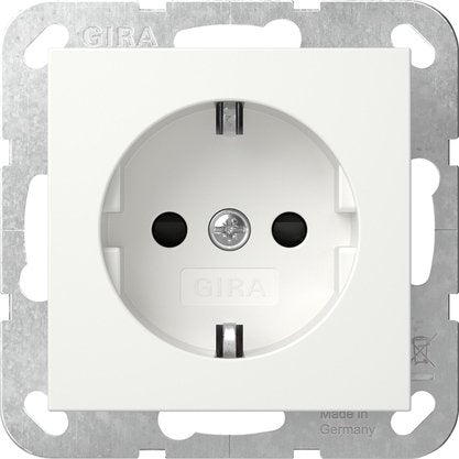 Gira System 55 Toma De Corriente Schuko Blanco