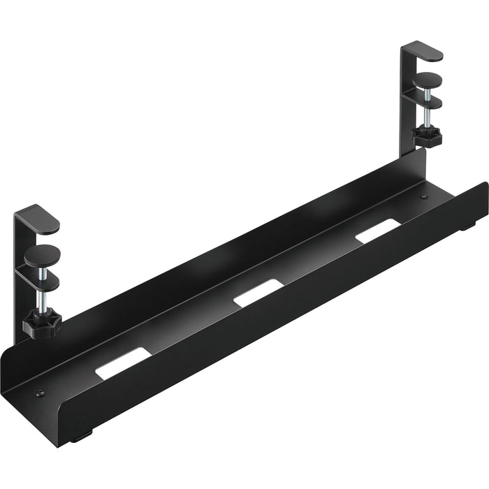 Inline® Cable Guide Rail, For Under-Table Mounting, With Screw Clamps, Black