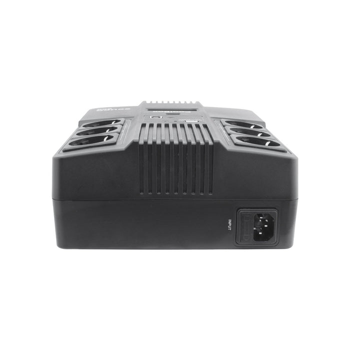 EAN 8437012429215 - CoolBox Scudo 3 LCD 800VA sistema de alimentación ininterrumpida (UPS) Línea interactiva 0,8 kVA 6 salida imagen 2