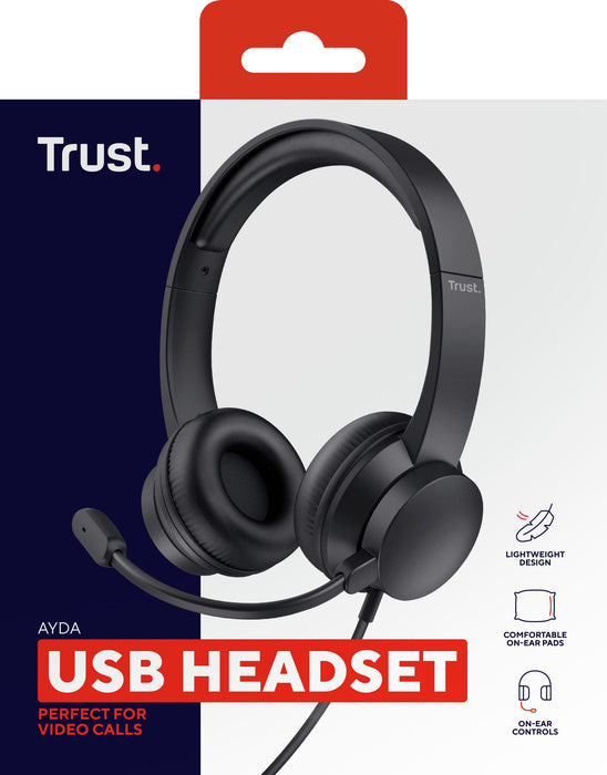 EAN 8713439250886 - Trust Ayda Auriculares Alámbrico Diadema Llamadas/Música Negro imagen 7