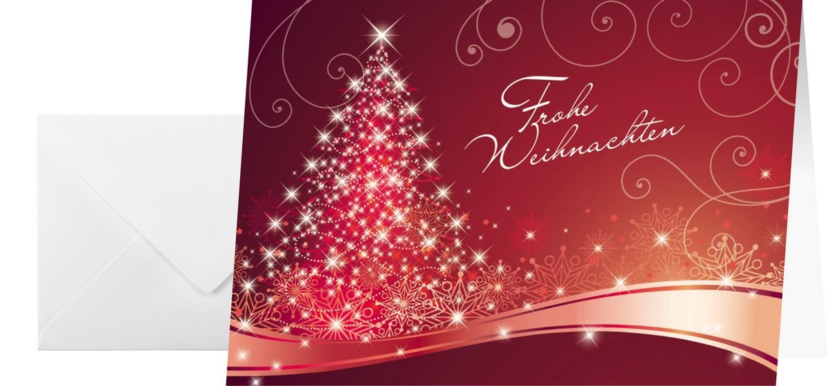 Sigel Weihnachtskarten Christmas Swing Ds019 Din A6, 25 Unidades