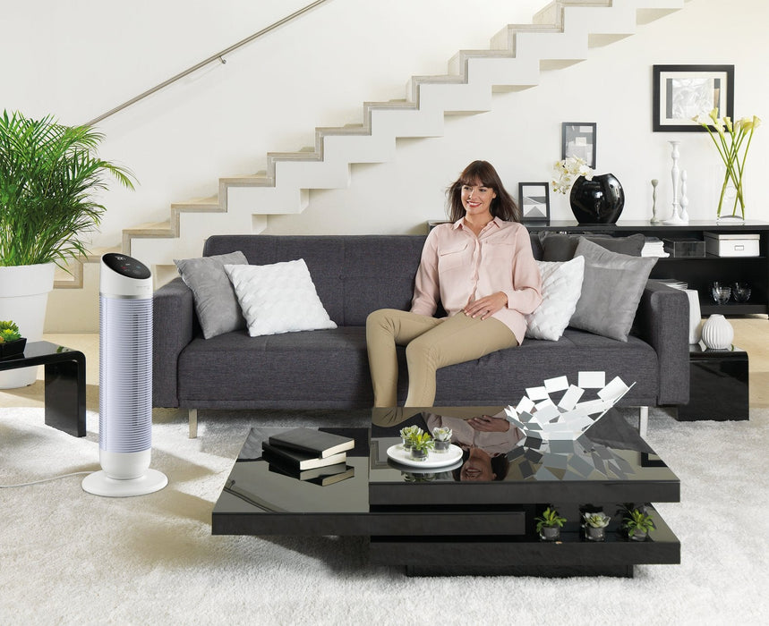 Calefactor  Rowenta Silent Comfort Hq8120 Eléctrico Interior Plata 2400 W Ventilador Eléctrico