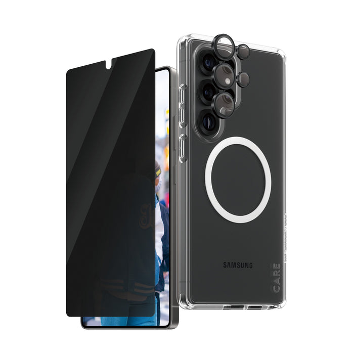 EAN 5715685016233 - PanzerGlass ® | CARE by ® Flagship 3-in-1 Privacy Bundle Samsung Galaxy S25 Ultra Protector de pantalla 1 imagen 1