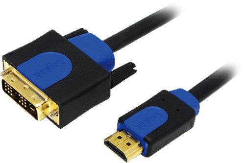 EAN 4052792005639 - LogiLink CHB3110 adaptador de cable de vídeo 10 m HDMI DVI-D Negro, Azul imagen 1