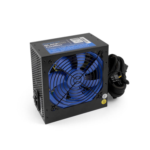 EAN 8436556141942 - CoolBox Powerline Black 500 unidad de fuente de alimentación 500 W 20+4 pin ATX ATX Negro imagen 1