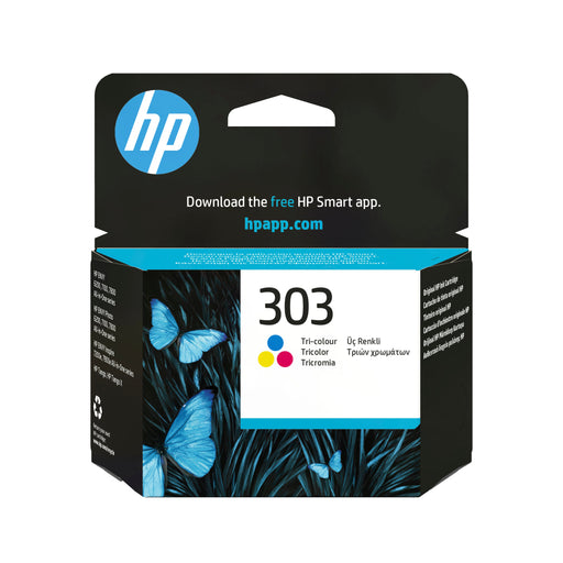 EAN 5715063081525 - HP 303 Tri-color Original Ink Cartridge cartucho de tinta 1 pieza(s) Estándar Cian, Magenta, Amarillo imagen 1