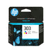 EAN 0190780570975 - HP 303 Tri-color Original Ink Cartridge cartucho de tinta 1 pieza(s) Rendimiento estándar Cian, Magenta,  imagen 1