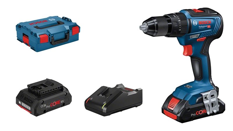 EAN 4059952509419 - Bosch GSB 18V-55 PROFESSIONAL 1800 RPM Sin llave 1,1 kg Negro, Azul, Rojo imagen 1