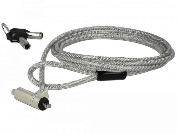 Navilock Notebook Cable De Seguridad Con Schlssel Fr Kensington Slot 3x7mm