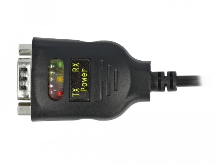 Delock Adaptador Usb Tipo-C A 2 X Serie Rs-232 Db9 Con 15 Kv Esd Schutz