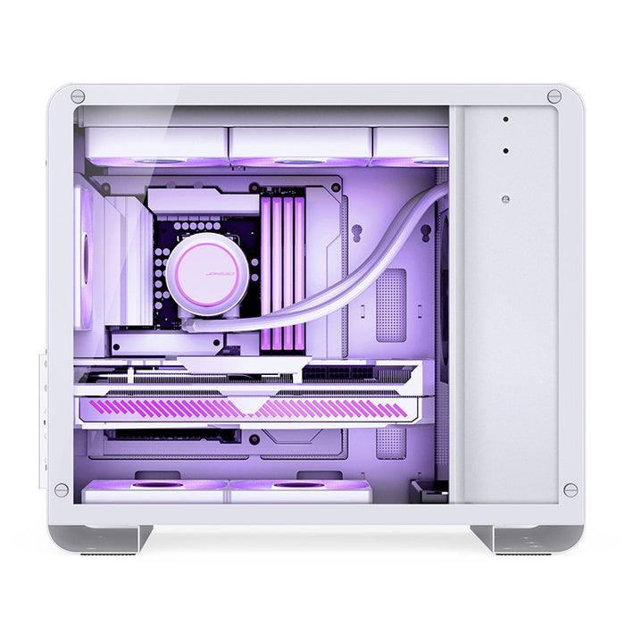 Jonsbo U4 Mini Micro-Atx-Gehäuse, Temperojo Glass - Blanco