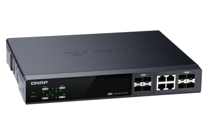 EAN 4713213517819 - QNAP QSW-M804-4C switch Gestionado 10G Ethernet (100/1000/10000) Negro imagen 8