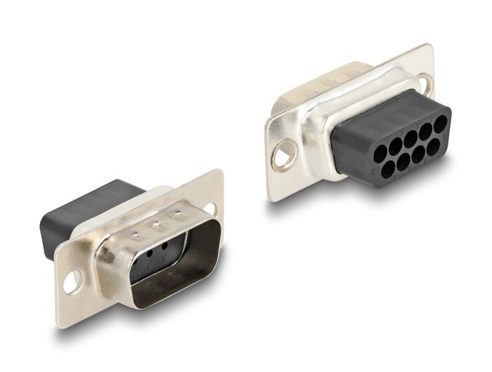 Delock D-Sub 9 Pin Stecker Zu Rj45 Buchse Montagesatz Gelb