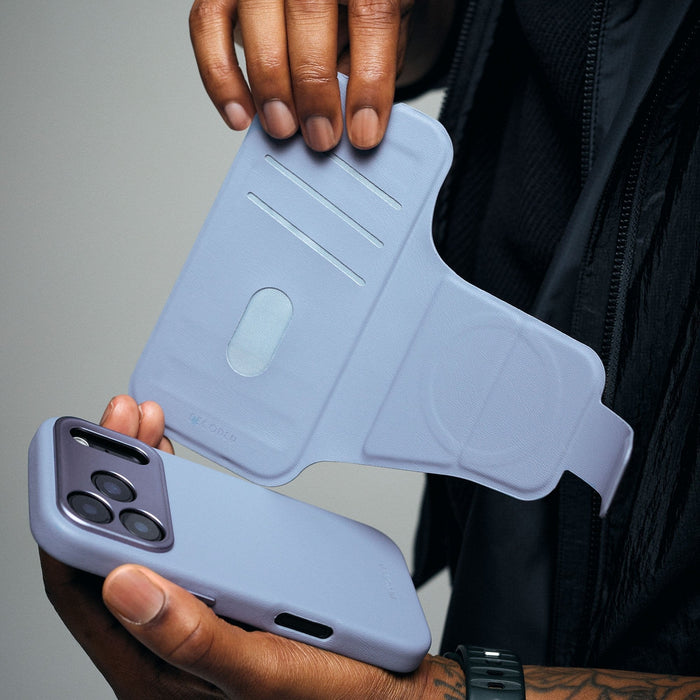 Decoded Silicone Detachable Wallet Ip 17 Pro Max Blue