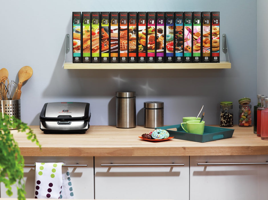 EAN 3045386363643 - Tefal Snack Collection SW852D sandwichera 700 W Negro, Acero inoxidable imagen 9