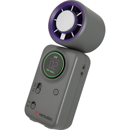 EAN 0023942323471 - Verbatim 32347 ventilador y nebulizador personal de mano Púrpura, Gris Ventilador de mano imagen 1