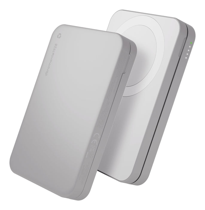 Dbramante1928 Re-Charge Cargador Inalámbrico 3-In-1 Qi3 8000 Mah 20 Vatios (Usb-C) En El Cable: Usb-C Blanco