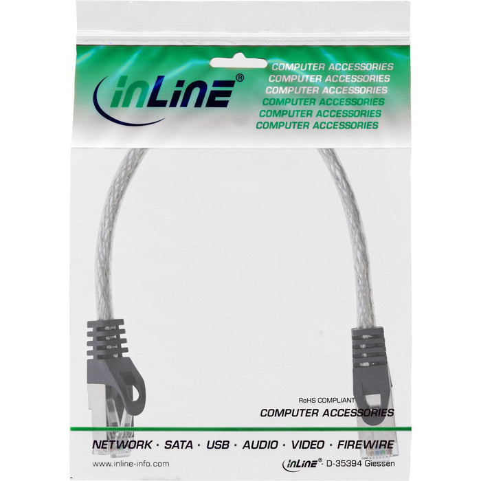 Cable De Red Inline Sf/Utp Cat.5e Transparente 0,25m
