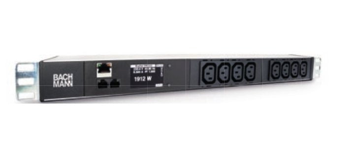 EAN 4016514048373 - Bachmann BlueNet BN2000 unidad de distribución de energía (PDU) 8 salidas AC Negro, Plata imagen 1