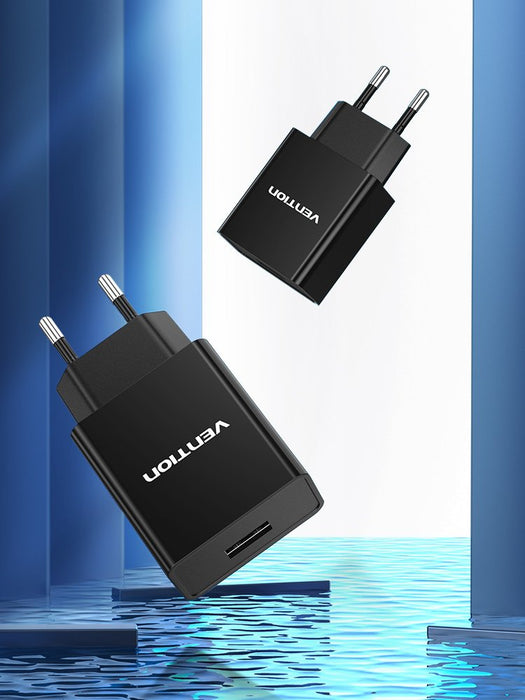 Cargador De Pared Vention Wml-Ch07-Eu-B 1xusb 12w