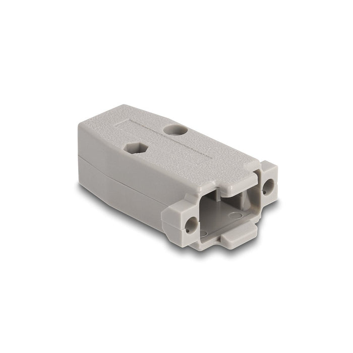 Delock 67030 Carcasa D-Sub De Plástico Para 9 Clavijas Macho / Hembra Con Juntas De Goma
