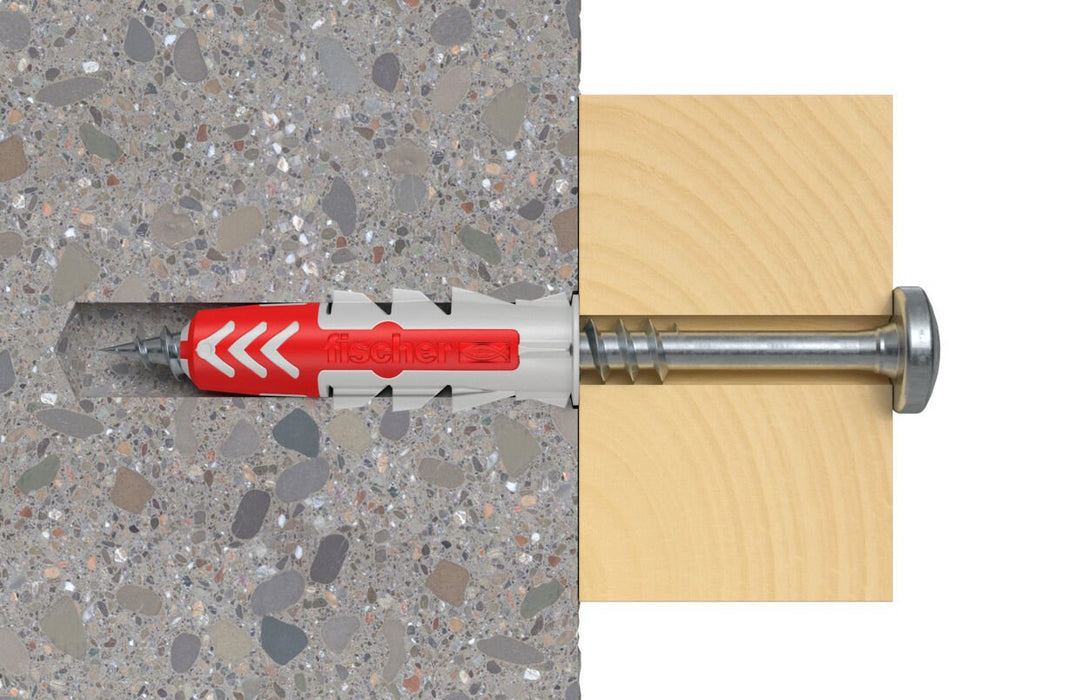 EAN 4048962245479 - Fischer DuoPower 8 pieza(s) Juego de enchufes de pared y tornillos 40 mm imagen 4