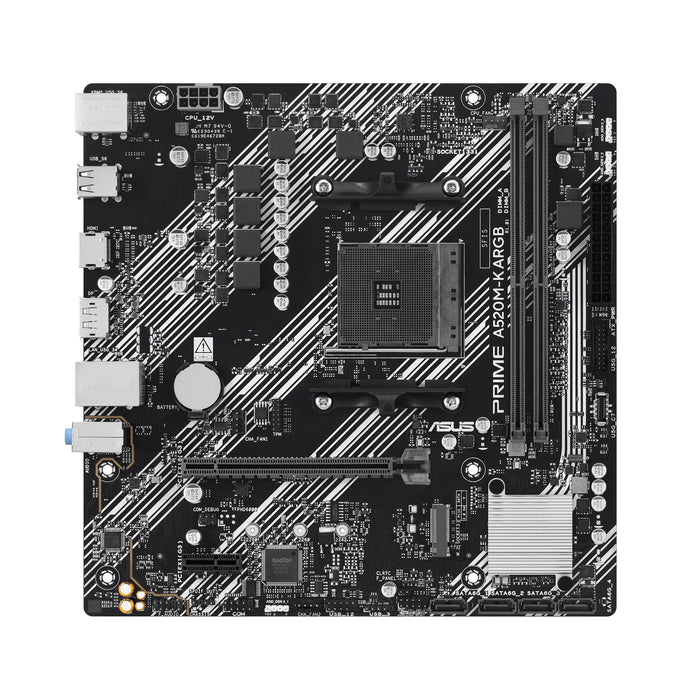 Placa Base Asus Prime A520m-K Argb Amd,Am4,Ddr4,Matx