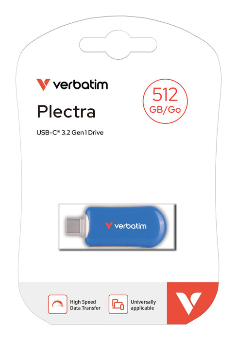 EAN 0023942302353 - Verbatim 30235 unidad flash USB 512 GB USB Tipo C 3.2 Gen 1 (3.1 Gen 1) Azul imagen 8