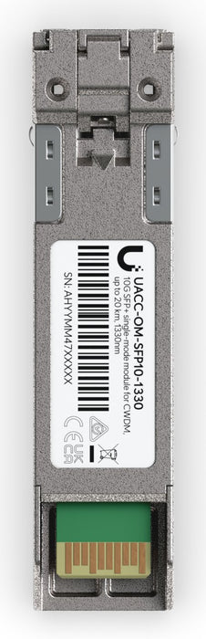 EAN 0810084694725 - Ubiquiti UACC-OM-SFP10-1330 red modulo transceptor Fibra óptica 11300 Mbit/s SFP+ 1310 nm imagen 4