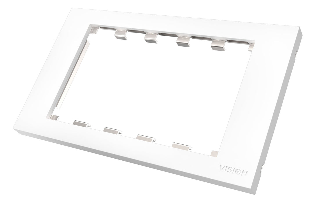 EAN 3446603000004 - Vision TC3 SURR2G placa de pared y cubierta de interruptor Blanco imagen 1