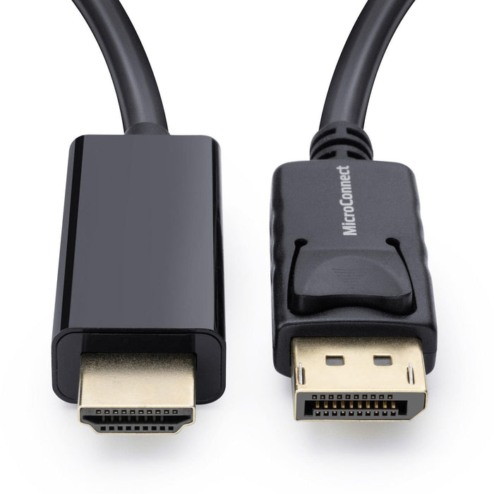 EAN 5704174300311 - Microconnect MC-DP-HDMI-100 adaptador de cable de vídeo 1 m DisplayPort Negro imagen 2