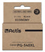 EAN 5901443391142 - Actis KC-540 cartucho de tinta 1 pieza(s) Compatible Negro imagen 1